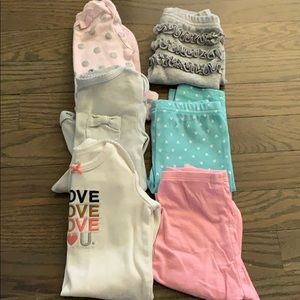 3 cute baby girl outfits